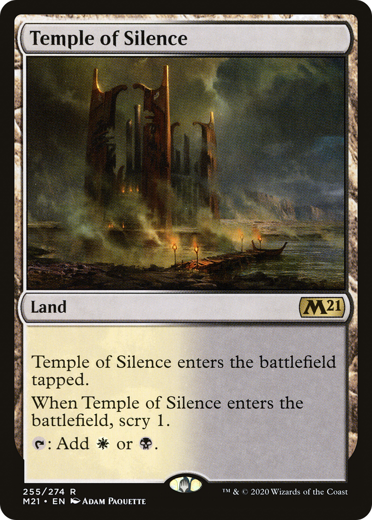 Temple of Silence (255) Foil - Core Set 2021