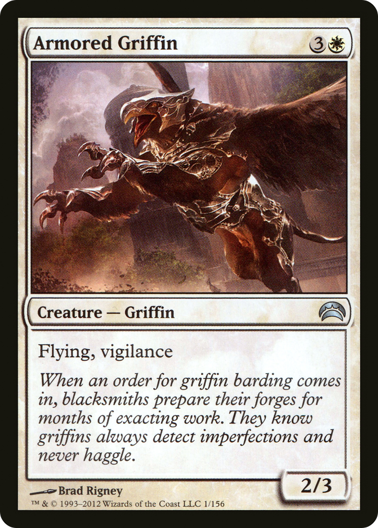 Armored Griffin (001) Foil - Planechase 2012