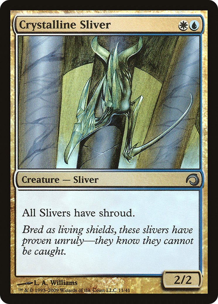 Crystalline Sliver (011) Foil - Premium Deck Series: Slivers