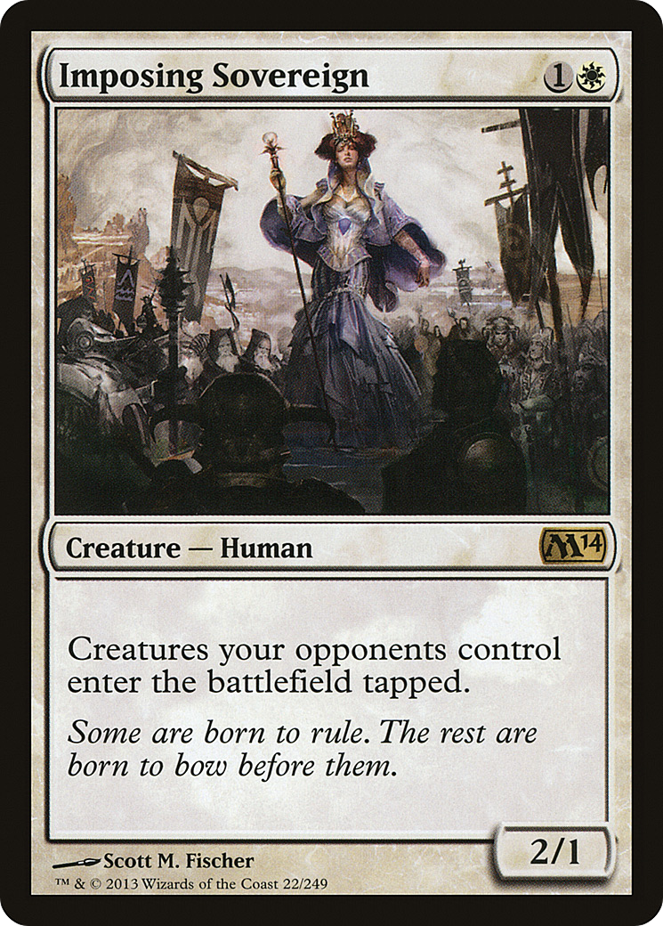Imposing Sovereign (022) Foil - Magic 2014