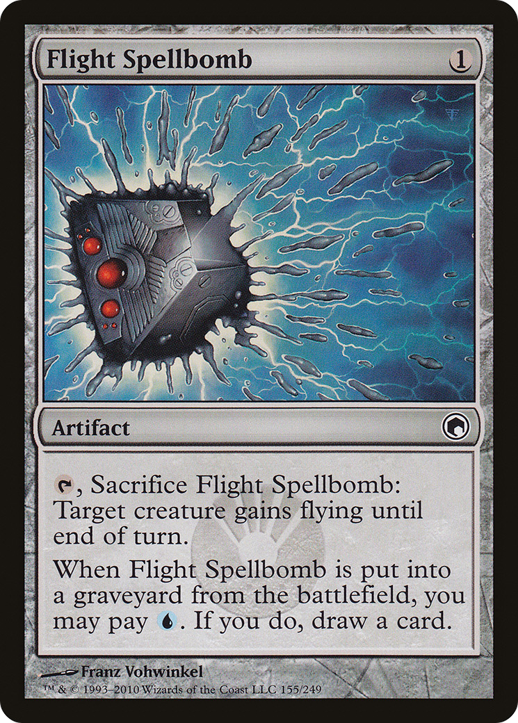 Flight Spellbomb (155) Foil - Scars of Mirrodin