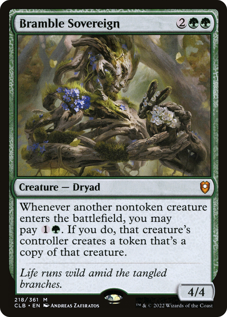 Bramble Sovereign (218) Foil - Commander Legends: Battle for Baldur's Gate