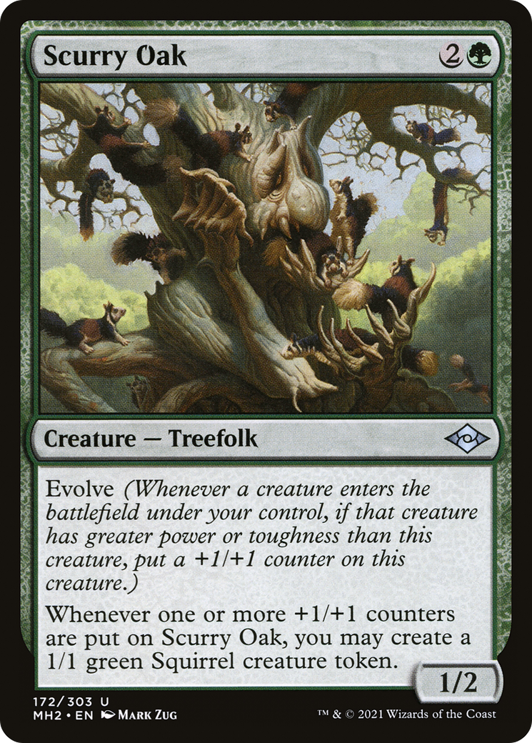 Scurry Oak (172) Foil - Modern Horizons 2