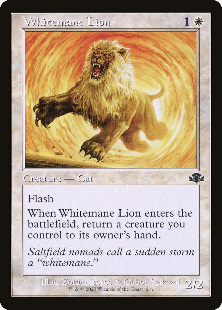 Whitemane Lion (Retro) (277) Foil - Dominaria Remastered