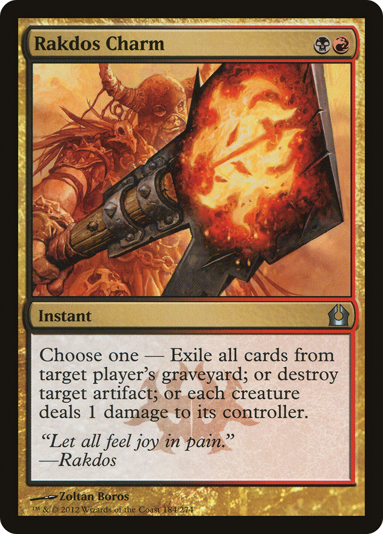 Rakdos Charm (184) Foil - Return to Ravnica