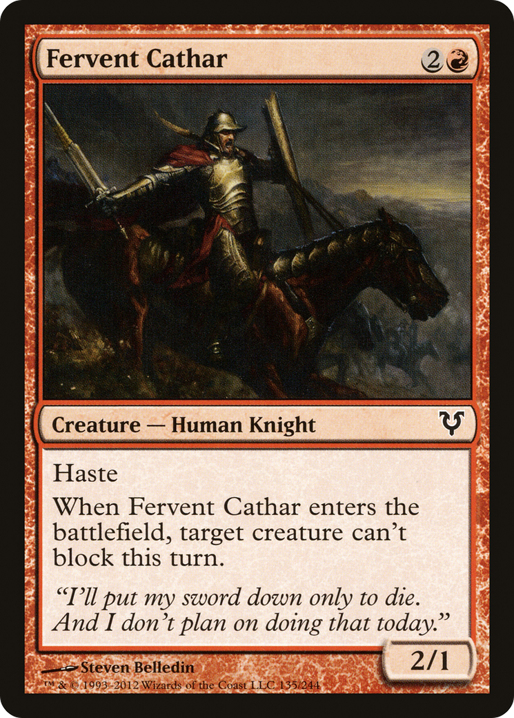 Fervent Cathar (135) - Avacyn Restored