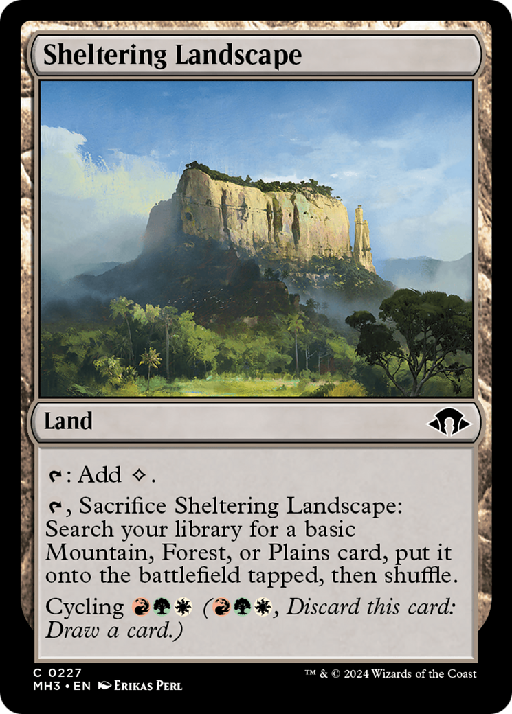 Sheltering Landscape (227) Foil - Modern Horizons 3