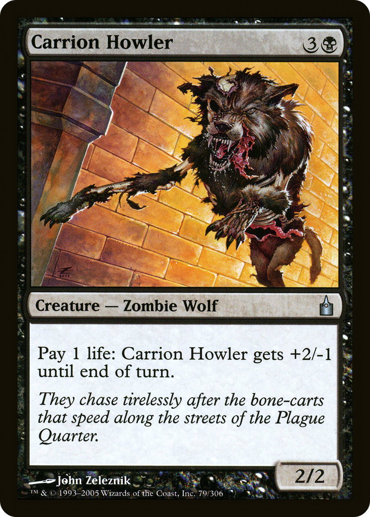 Carrion Howler (079) Foil - Ravnica: City of Guilds