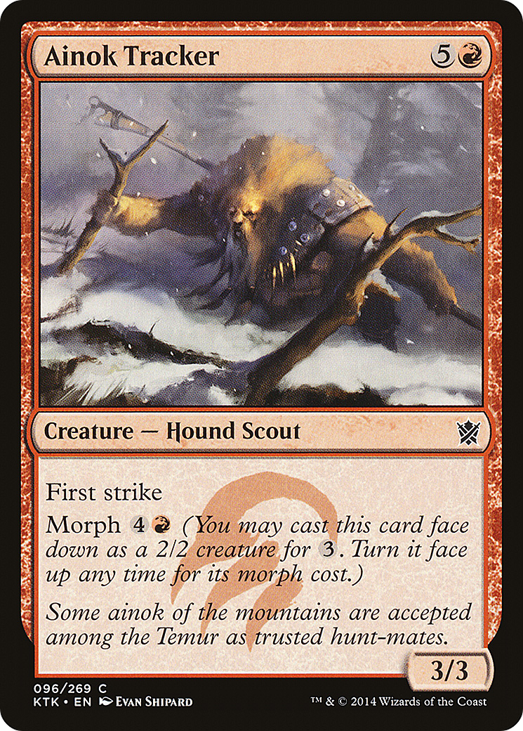 Ainok Tracker (096) Foil - Khans of Tarkir