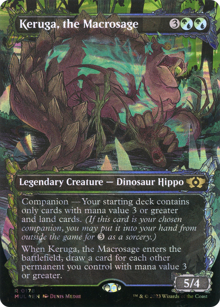 Keruga, the Macrosage (Showcase) (178) Foil - Multiverse Legends