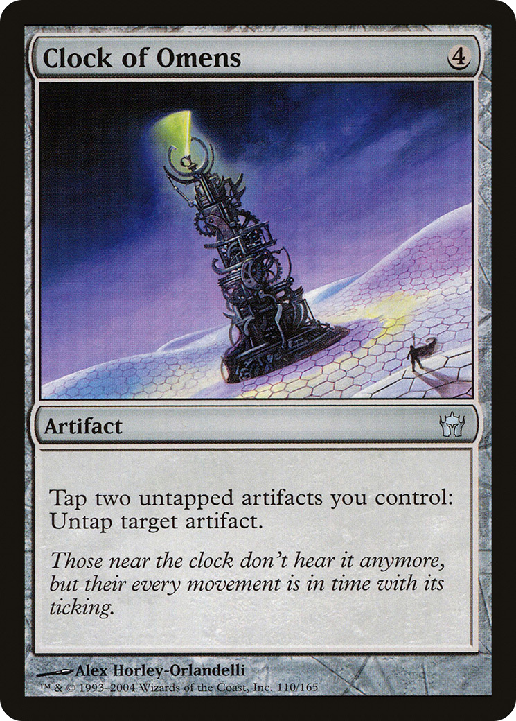 Clock of Omens (110) Foil - Fifth Dawn
