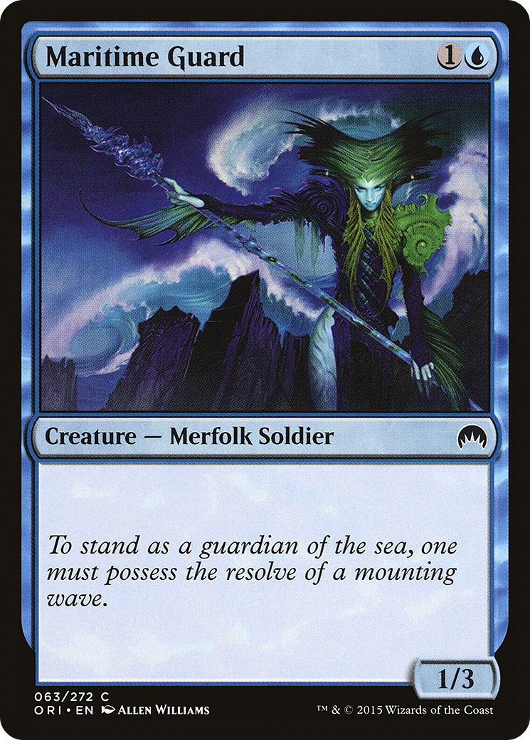 Maritime Guard (063) Foil - Magic Origins