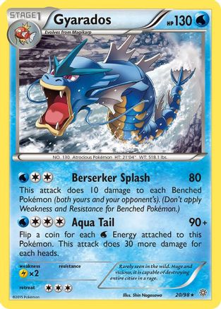 Gyarados (20) Reverse Holofoil - Ancient Origins