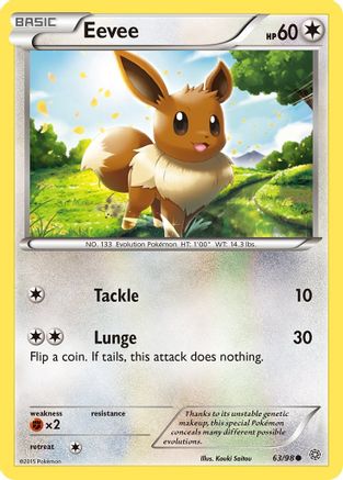 Eevee (63) Reverse Holofoil - Ancient Origins