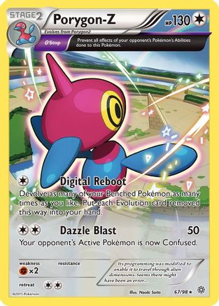 Porygon-Z (67) Reverse Holofoil - Ancient Origins