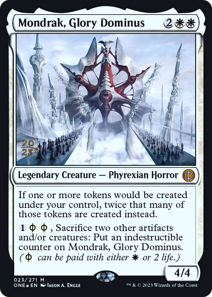Mondrak, Glory Dominus (23s) Foil - Phyrexia: All Will Be One Promos