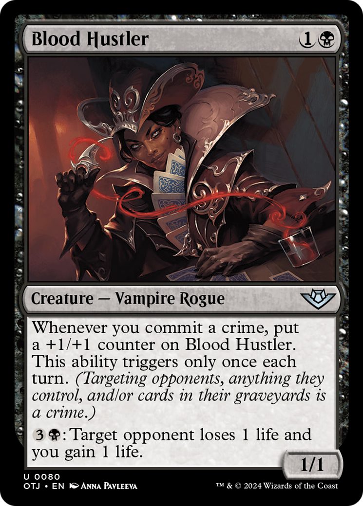 Blood Hustler (080) Foil - Outlaws of Thunder Junction