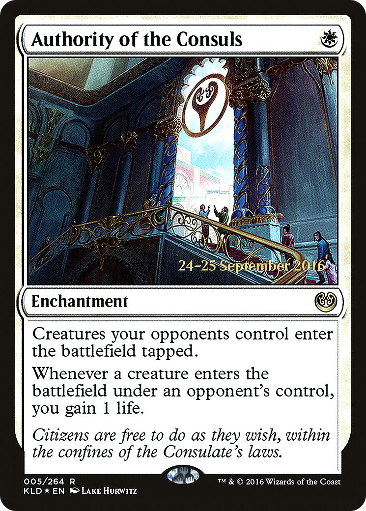 Authority of the Consuls (Prerelease) (005) Foil - Kaladesh Promos