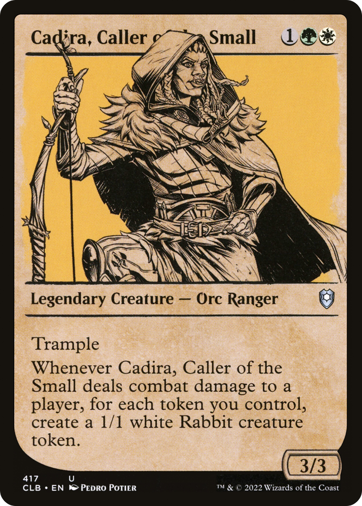 Cadira, Caller of the Small (Showcase) (417) Foil - Commander Legends: Battle for Baldur's Gate