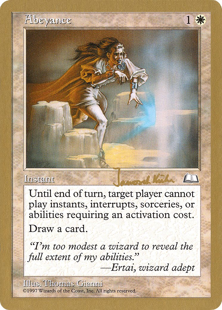 Abeyance (Retro) (jk1) - World Championship Decks 1997
