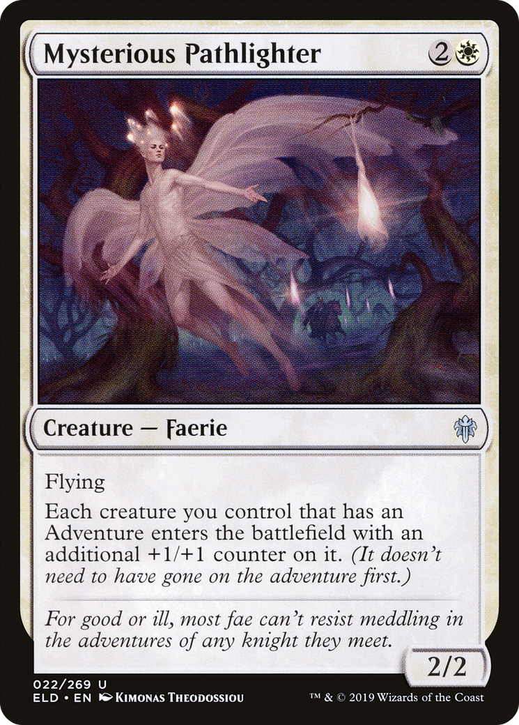 Mysterious Pathlighter (022) Foil - Throne of Eldraine