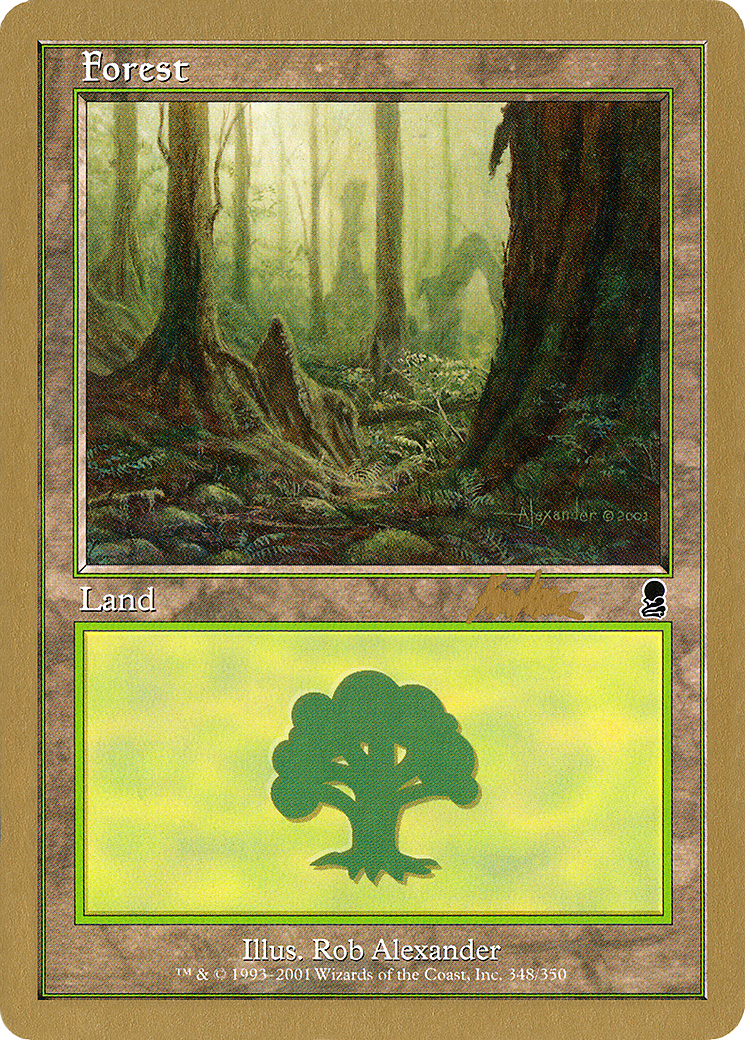 Forest (Retro) (bk348) - World Championship Decks 2002