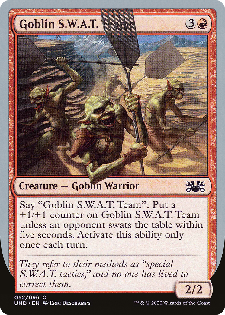 Goblin S.W.A.T. Team (052) - Unsanctioned