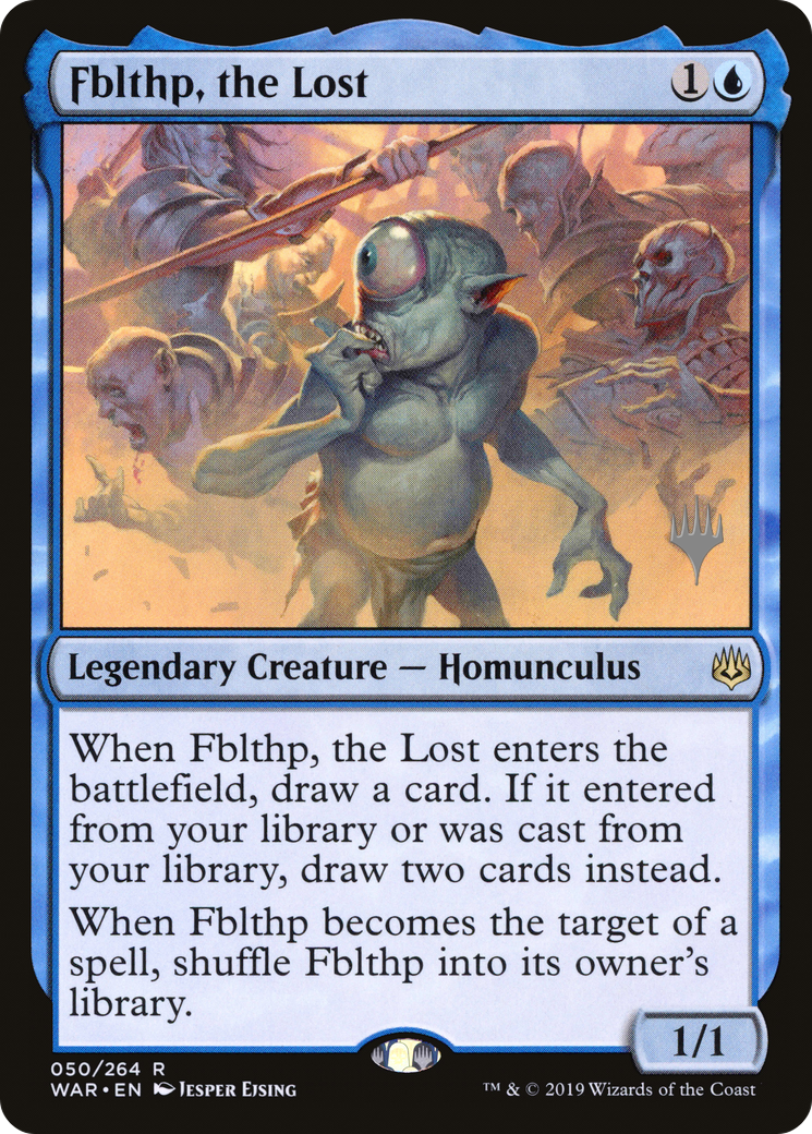Fblthp, the Lost (50p) Foil - War of the Spark Promos