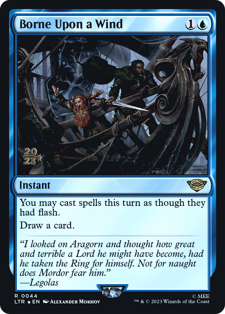 Borne Upon a Wind (44s) Foil - Tales of Middle-earth Promos