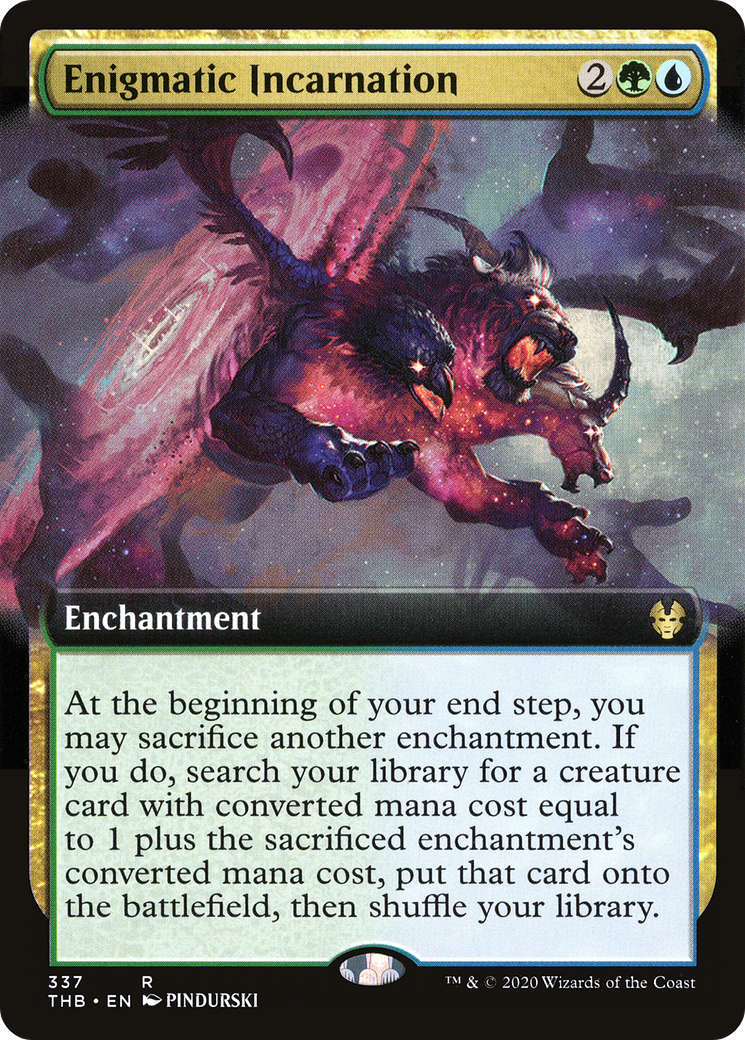 Enigmatic Incarnation (Extended Art) (337) Foil - Theros Beyond Death