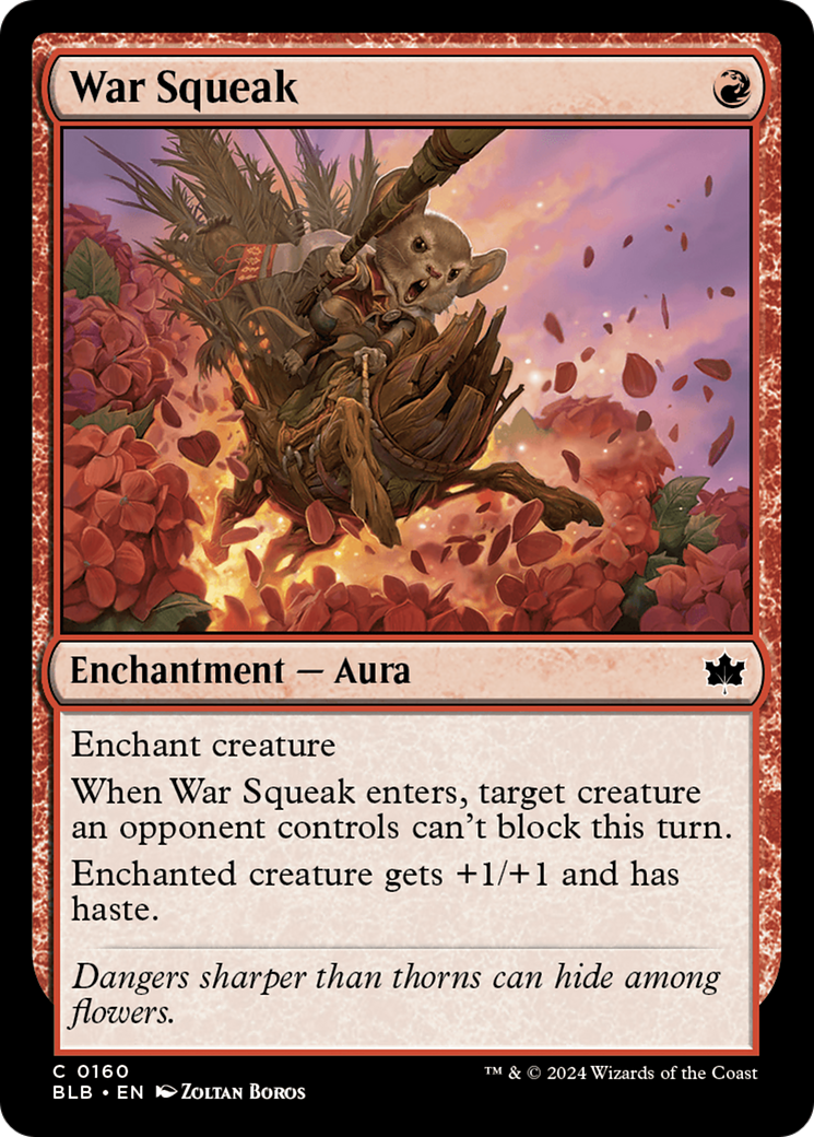 War Squeak (160) Foil - Bloomburrow