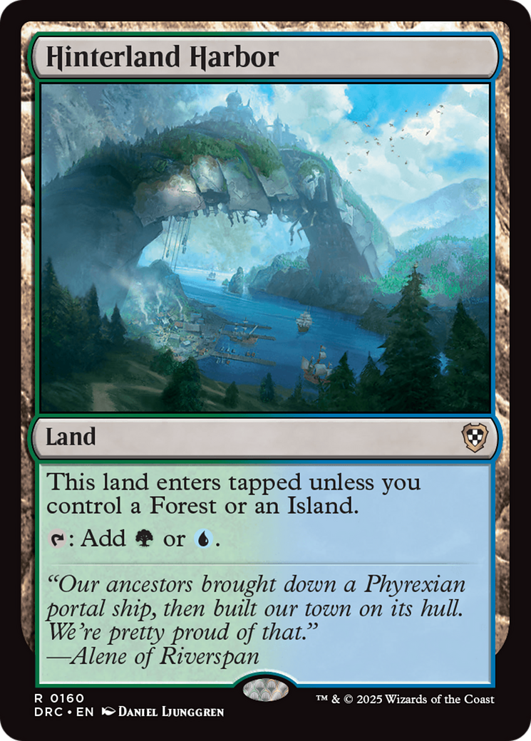 Hinterland Harbor (160) - Commander: Aetherdrift