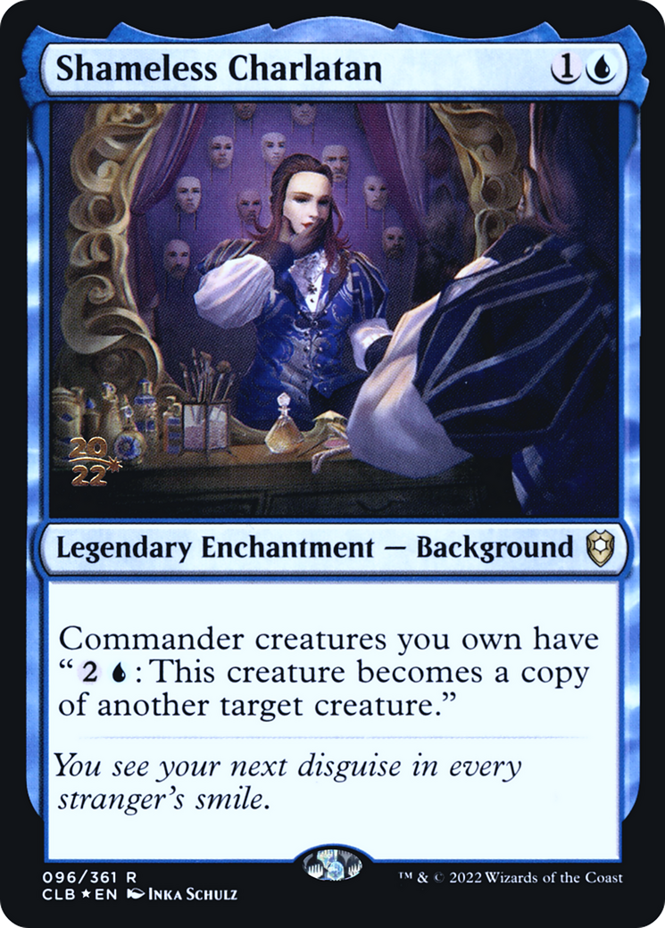 Shameless Charlatan (096) Foil - Battle for Baldur's Gate Promos