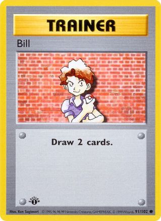 Bill (91) (Unlimited) - Base Set (Shadowless)