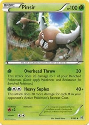 Pinsir (3) Reverse Holofoil - XY BREAKthrough