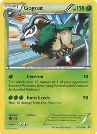 Gogoat (17) Reverse Holofoil - XY BREAKthrough