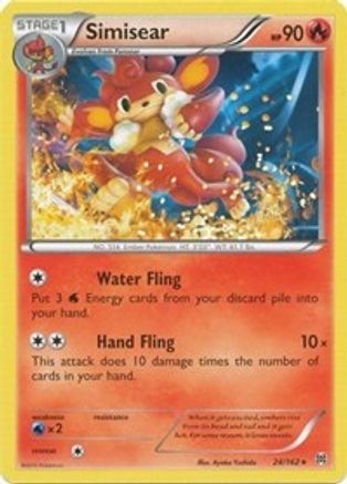 Simisear (24) Reverse Holofoil - XY BREAKthrough