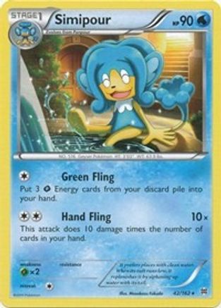 Simipour (42) Reverse Holofoil - XY BREAKthrough