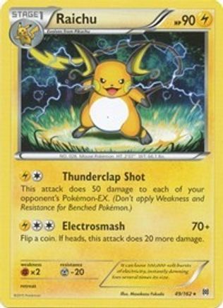 Raichu (49) Reverse Holofoil - XY BREAKthrough