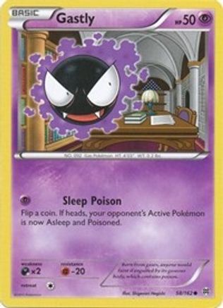 Gastly (58) Reverse Holofoil - XY BREAKthrough