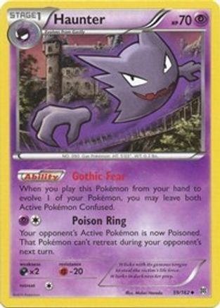 Haunter (59) Reverse Holofoil - XY BREAKthrough