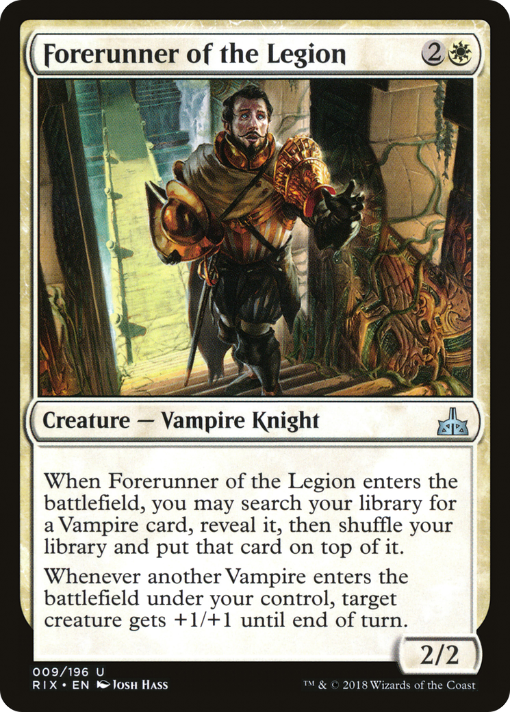 Forerunner of the Legion (009) Foil - Rivals of Ixalan