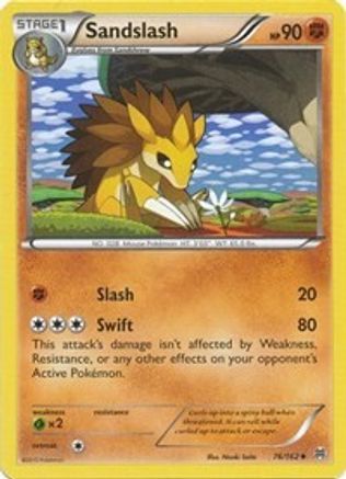 Sandslash (76) Reverse Holofoil - XY BREAKthrough