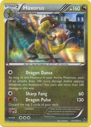Haxorus (111) Reverse Holofoil - BREAKthrough