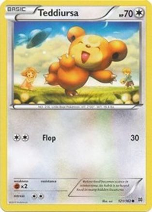 Teddiursa (121) Reverse Holofoil - XY BREAKthrough