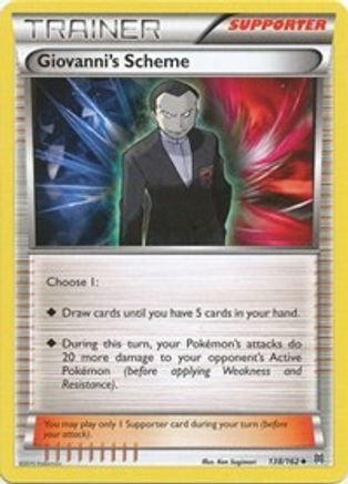 Giovanni's Scheme (138) Reverse Holofoil - XY BREAKthrough
