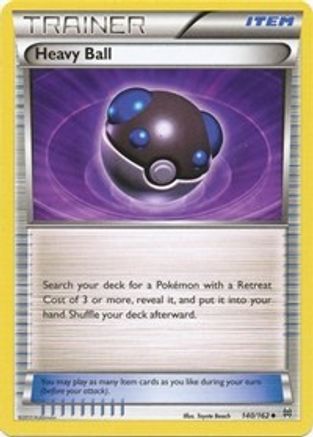 Heavy Ball (140) Reverse Holofoil - XY BREAKthrough