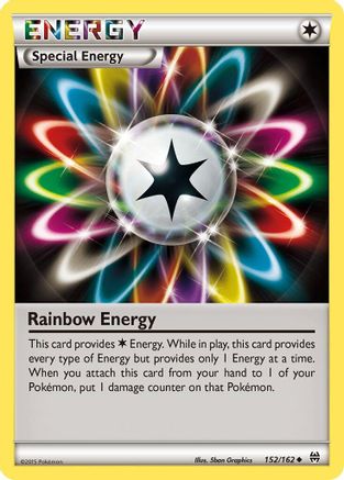 Rainbow Energy (152) Reverse Holofoil - XY BREAKthrough