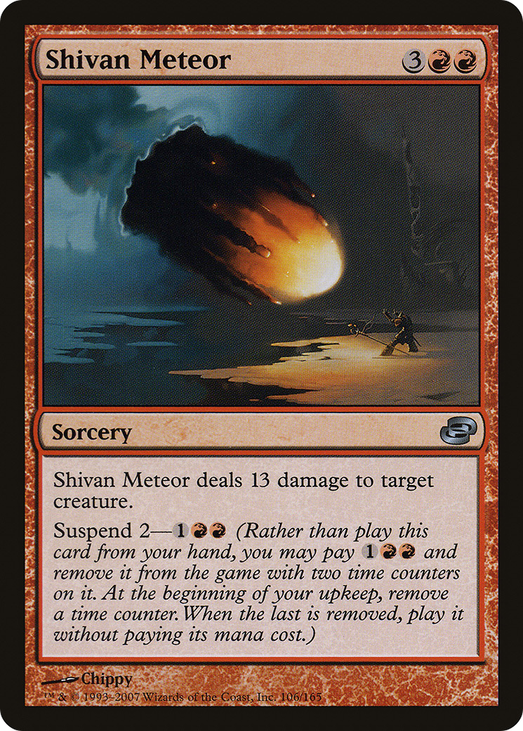Shivan Meteor (106) Foil - Planar Chaos