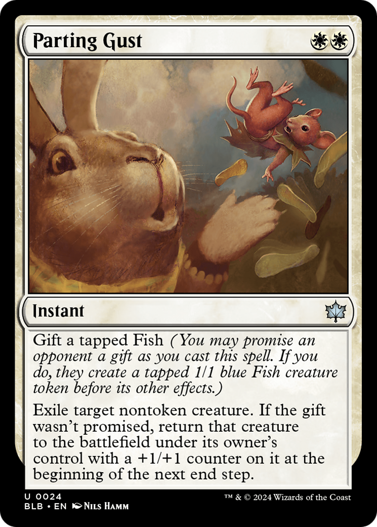 Parting Gust (024) Foil - Bloomburrow